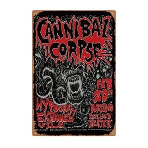 Cannibal Corpse 8x12' Tin